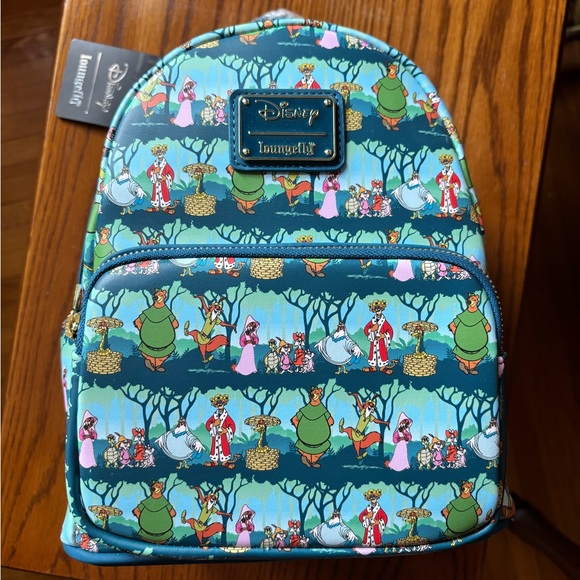 NWT Loungefly Robin Hood backpack - Picture 3 of 9